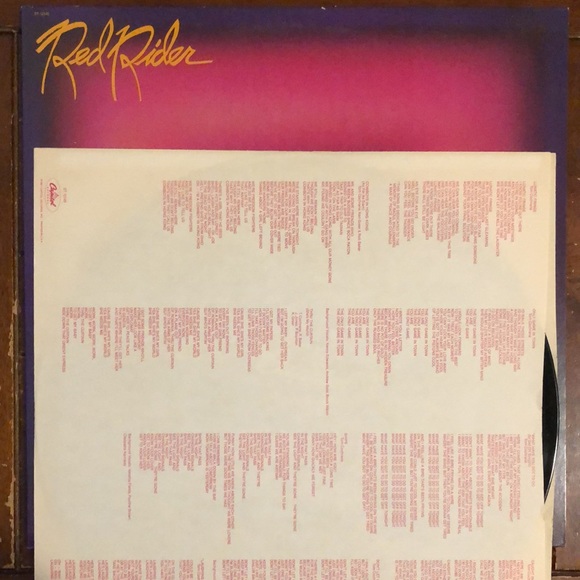 Red Rider As Far As Siam Vinyl Lp '81 - Picture 3 of 7